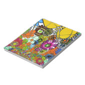 Nieuwste kleurrijke, verbluffende bloemetjesvormen notitieblok (Linkerzijde)