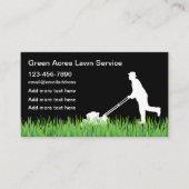 Nieuwste Lawn Service Visitekaartjes (Voorkant)