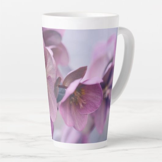 Nieuwste Mok: prachtige roze ontwerpkunst Latte Mok (Rechterhoek)