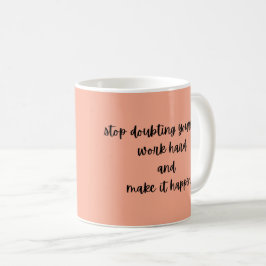 Nieuwste motivatie mok ontwerp voor u