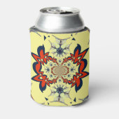 Nieuwste, prachtige, gepersonaliseerde kleurenontw blikjeskoeler (Blikje Achterkant)