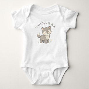 Nieuwste Pup Wolf Baby Bodysuit