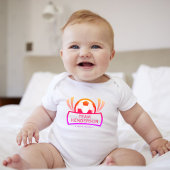 "Nieuwste Recruit" Aangepaste familienaam voetbal Romper