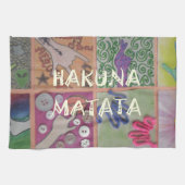 Nieuwste, schattige, geweldige kunst theedoek (Horizontaal)