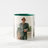 Nieuwste stijlen voor mannen 1940-41 Mok met tweet (Center)