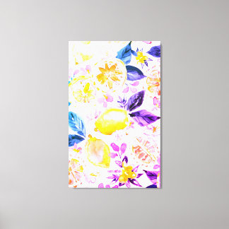 nieuwste stijlvolle limonade exotisch design canvas afdruk