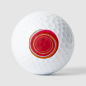 Nieuwste Tenné Red en White Golfballen (Voorkant)