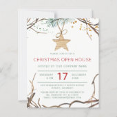 Nieuwste uitnodiging voor kerstmis (Voorkant)