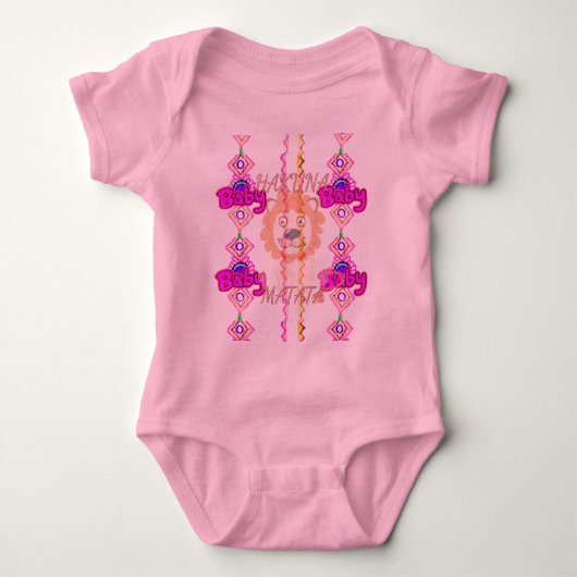Nieuwste ventilator Baby Lion Romper (Voorkant)