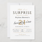 Nieuwste verrassing in de moderne klas 21 jaar kaart (Voorkant)