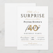 Nieuwste verrassing in de moderne klas 40e verjaar kaart (Voorkant / Achterkant)