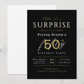 Nieuwste verrassing voor de 50e verjaardag kaart (Voorkant / Achterkant)