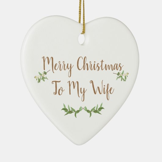 Nieuwste Wed First kerstboom Bauble Editable Keramisch Ornament (Rechts)