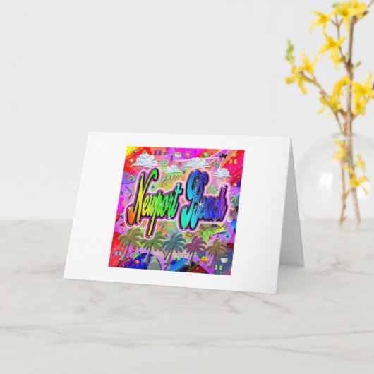 Nieuwstrand Nieuwpoort Vista Express Wenskaart Kaart (Gele Bloem)