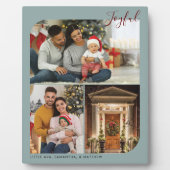 Nieuwsvriendelijke kerstfoto Grootma op maat Fotoplaat (Voorkant)