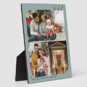 Nieuwsvriendelijke kerstfoto Grootma op maat Fotoplaat (Zijkant)