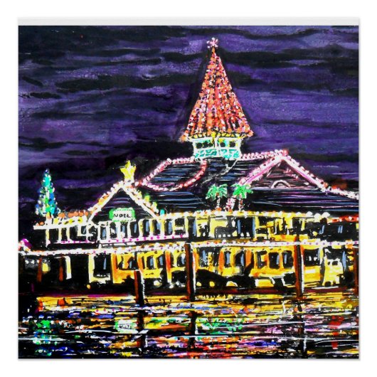 Nieuwswinkelkerst Poster (Voorkant)