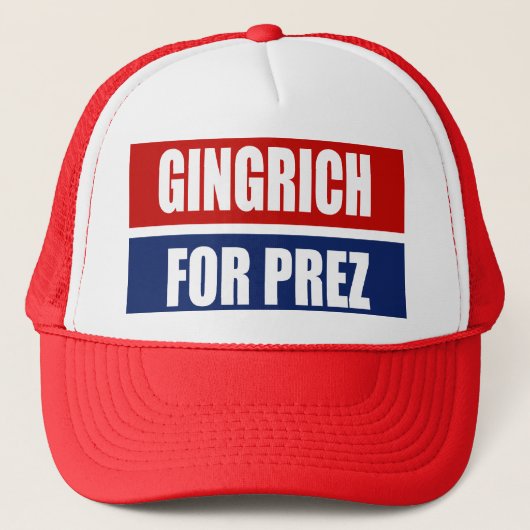 NIEUWT GINGRICH CAMPAIGN GEAR TRUCKER PET (Voorkant)