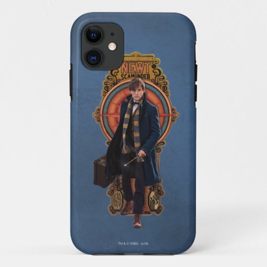 NIEUWT SCAMANDER™ Walking Art-NIEUW-paneel Case-Mate iPhone Case (Achterkant)