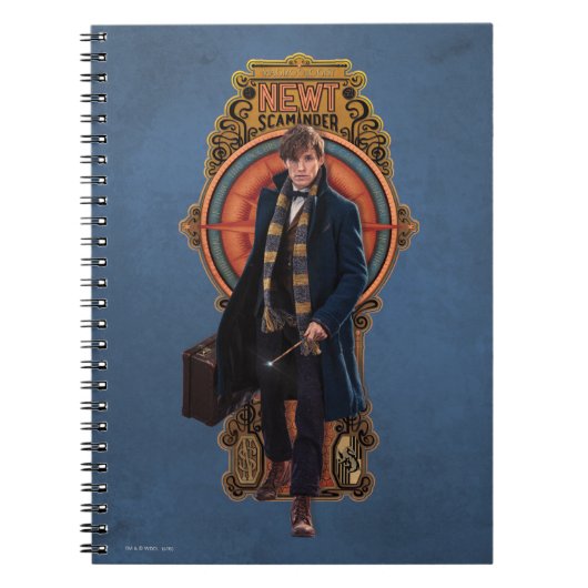 NIEUWT SCAMANDER™ Walking Art-NIEUW-paneel Notitieboek (Voorkant)