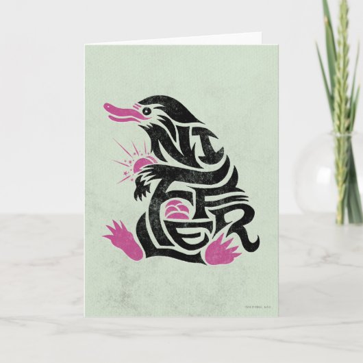 NIFFLER™ Grafische typografie Kaart (Voorkant)