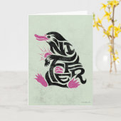 NIFFLER™ Grafische typografie Kaart (Gele Bloem)