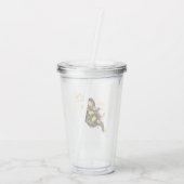 Niffler met goud acryl drinkbeker (Achterkant)