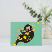 Niffler met goud briefkaart (Staand voorkant)