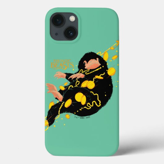 Niffler met goud Case-Mate iPhone case (Achterkant)