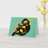 Niffler met goud kaart (Gele Bloem)