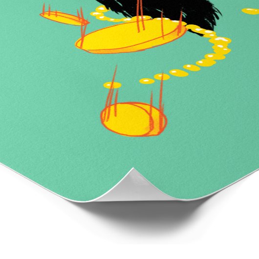 Niffler met goud poster (Hoek)