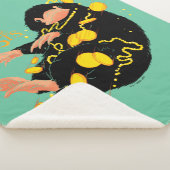 Niffler met goud sherpa deken (3/4)