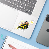 Niffler met goud sticker (Laptop met iPhone)