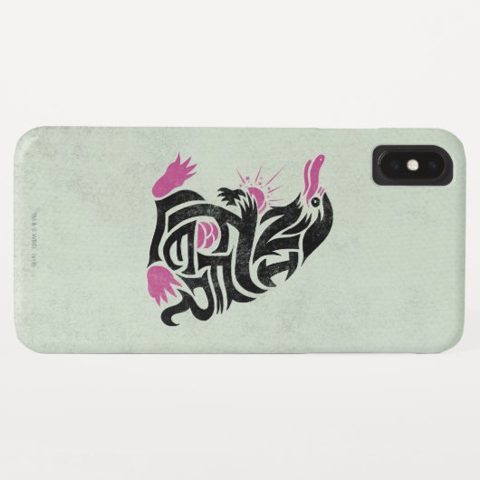 NIFFLER™ Typografie Case-Mate iPhone Case (Achterkant (horizontaal))