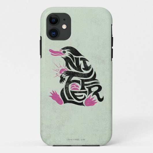 NIFFLER™ Typografie Case-Mate iPhone Case (Achterkant)