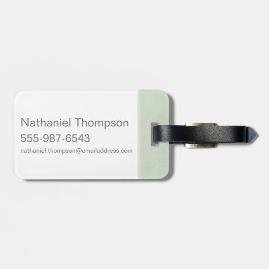 NIFFLER™ Typografie Grafisch Bagagelabel (Achterkant horizontaal)