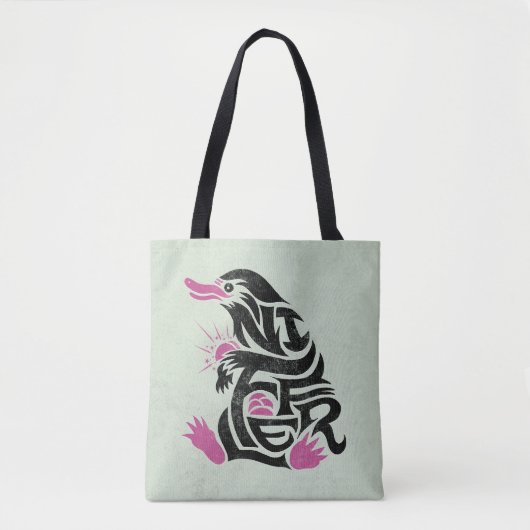 NIFFLER™ Typografie Grafisch Tote Bag (Voorkant)