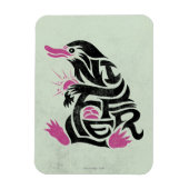 NIFFLER™ Typografie Magneet (Verticaal)