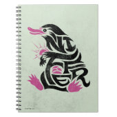 NIFFLER™ Typografie Notitieboek (Voorkant)