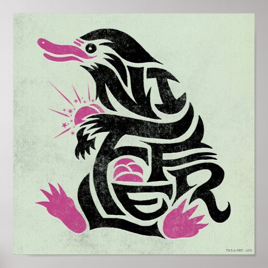 NIFFLER™ Typografie Poster (Voorkant)