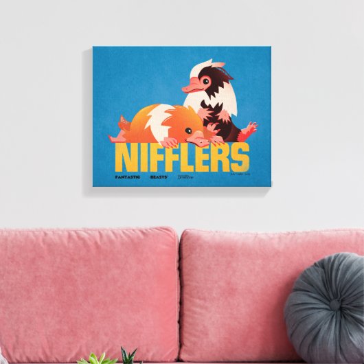 Nifflers afbeelding canvas afdruk (Insitu (Woonkamer))