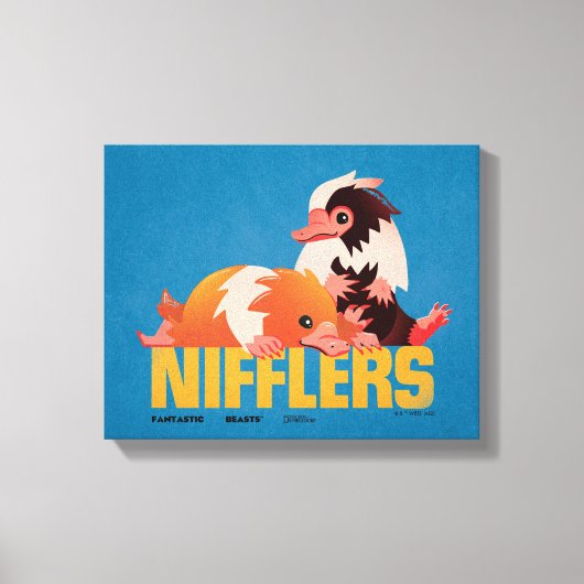 Nifflers afbeelding canvas afdruk (Voorkant)