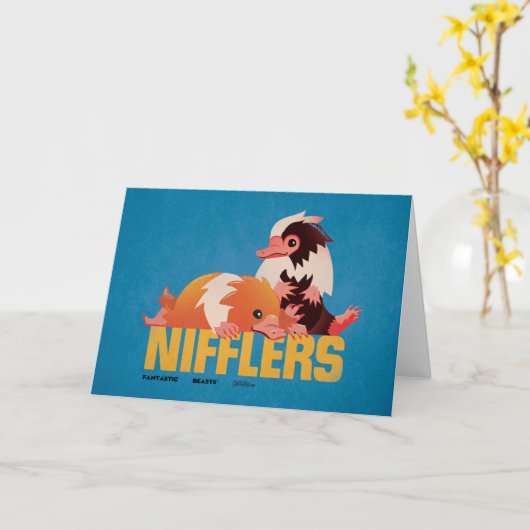 Nifflers  afbeelding kaart (Gele Bloem)