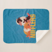 Nifflers  afbeelding sherpa deken (Voorkant (horizontaal))