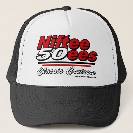 Niftee50es Classic Cruisers Logo Trucker Pet (Voorkant)