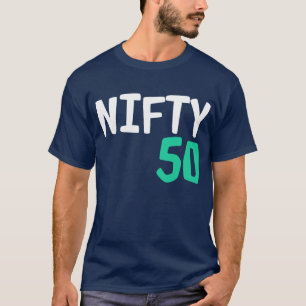 NIFTY 50-poorten geïnspireerd op BIRTHDAY T-Shirt