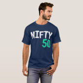 NIFTY 50-poorten geïnspireerd op BIRTHDAY T-Shirts (Voorkant volledig)