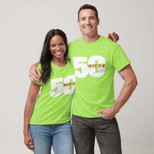 NIFTY 50-poorten geïnspireerd op BIRTHDAY T-Shirts (Unisex)