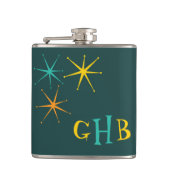 Nifty fifties - atomen en sterren heup kolf heupfles (Voorkant)