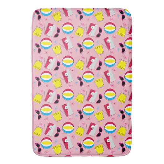 Nifty fifties - beach party badmat (Voorkant Verticaal)